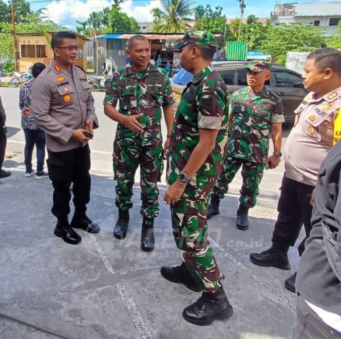 
 Babinsa Kodim Manokwari Turut Jaga Kamtibmas Selama Pilkada