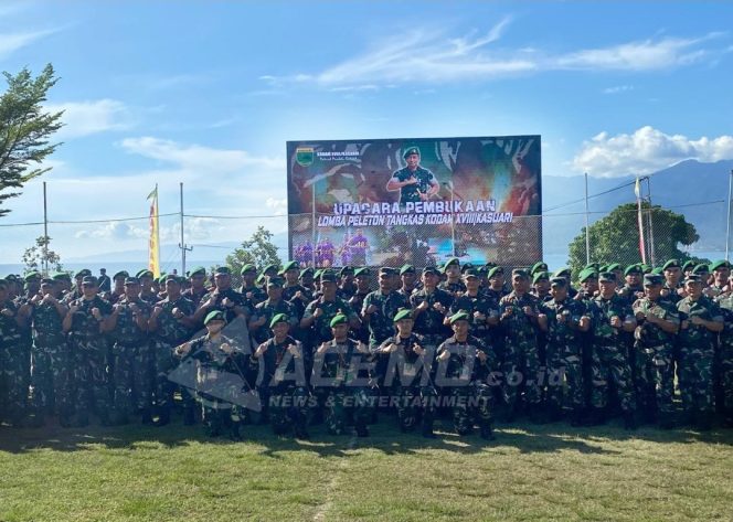 
 Uji Ketangkasan Prajurit, Kodam XVIII/Kasuari Gelar Lomba Pleton Tangkas