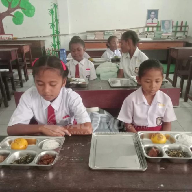 
 Launching Pendistribusian Makanan Bergizi Telah Beroperasi Ke Sekolah Di Manokwari
