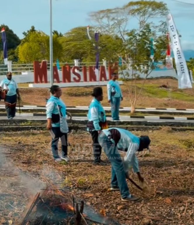 
 Jelang HUT PI Ke-170, Pemprov Pabar Gelar Kerja Bakti di Pulau Mansinam