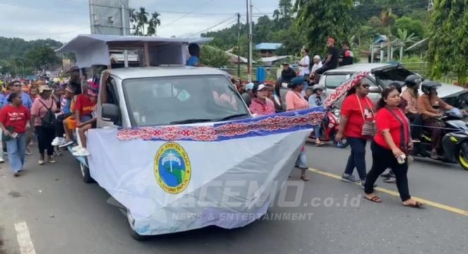 
 Ribuan Peserta Karnaval HUT PI Ke 170 Memukau Tamu Dari Luar Manokwari