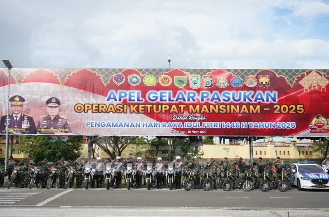 
 Polda Papua Barat Siagakan 655 Personel Gabungan Dalam Operasi Ketupat Mansinam 2025