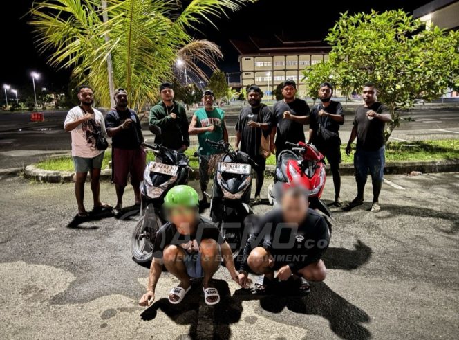 
 Tiga Pelaku Jaringan Curanmor Berhasil Diringkus Ditkrimum Polda Papua Barat