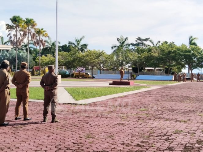 
 Pimpin Apel Gabungan, Ini Pesan Sekda Ali Baham Temongmere