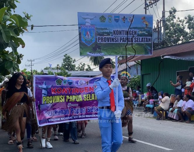 
 Karnaval Budaya Semarakkan Pesparawi  Nasional XIV di Manokwari