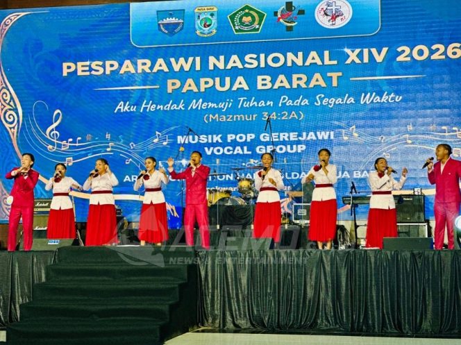 
 Vokal Grup Papua Tonjolkan Kekayaan Budaya Saat Tampil Pada Lomba Musik Pop Gerejawi