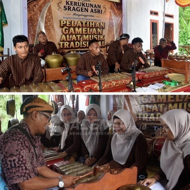 
 Kerukunan Sragen Asri Gelar Pelatihan Gamelan, Perkuat Pelestarian Budaya dan Regenerasi Seni Tradisional