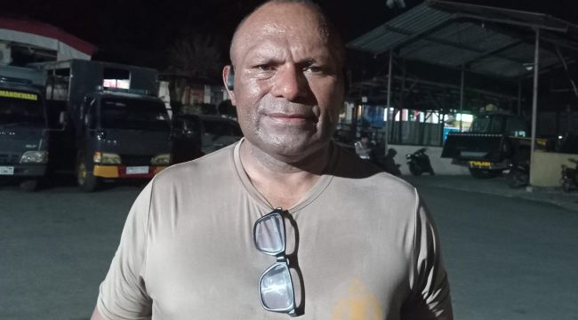 Kapolres Pegunungan Arfak (Pegaf), Kompol Bernadus Okoka.
