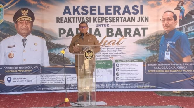 
 Wabup Mugiyono Ajak Warga Aktifkan Kembali JKN, Perkuat Akses Layanan Kesehatan Menuju Papua Barat Sehat