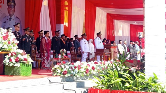 
 HUT ke-81 RI, Bupati Hermus Ajak Masyarakat Manokwari Perkuat Persatuan dan Gotong Royong