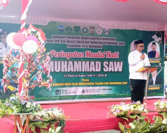 
 Maulid Nabi 1448 H, Pemkab Manokwari Perkuat Semangat Generasi Muda Meneladani Rasulullah