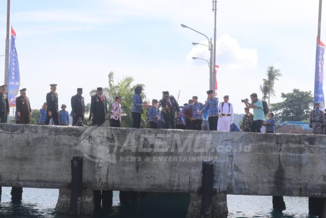 
 Ziarah Laut HUT ke-81 RI, Pemkab Manokwari Kenang Jasa Para Pahlawan