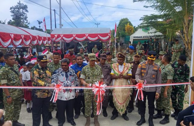 
 Pangdam Kasuari: 145 Jembatan dan 115 Titik Air Bersih Dibangun, Wilayah 3T Jadi Prioritas