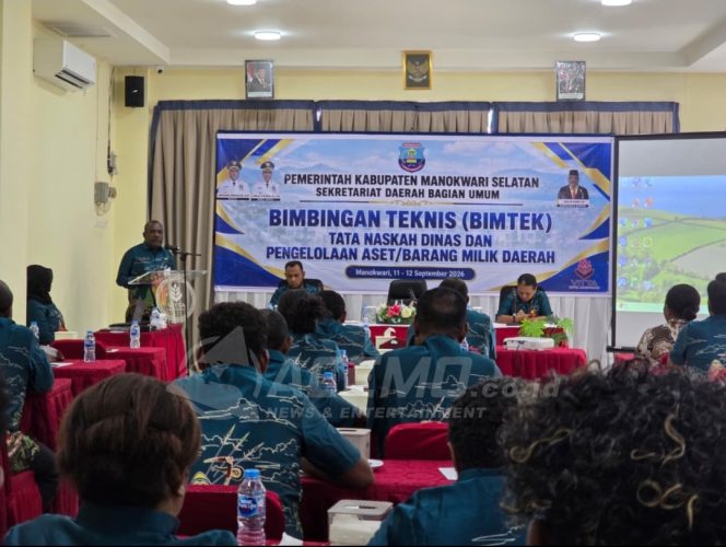 
 Gelar Bimtek, Bagian Umum Setda Mansel Fokus Benahi Tata Naskah Dinas Dan Pengelolaan Aset