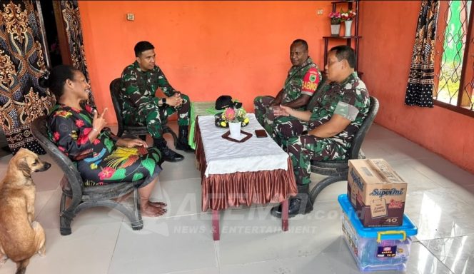 
 Jelang HUT TNI ke-81, Kodim 1801/Manokwari Anjangsana ke Warakawuri