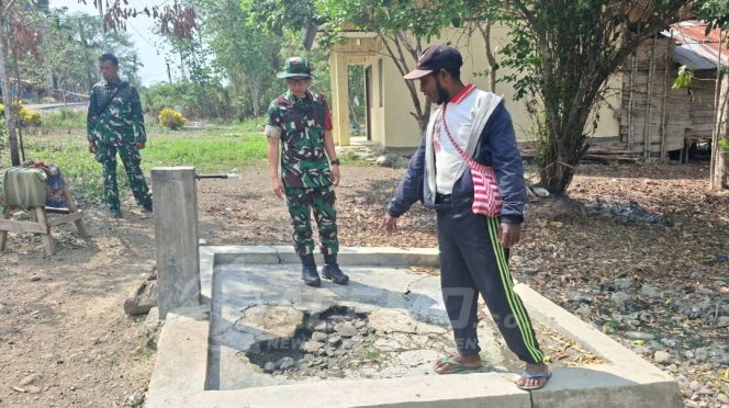 
 Hari Pertama TMMD ke-130, Dansatgas Tinjau Langsung Progres di Kampung Yamboi Gunung