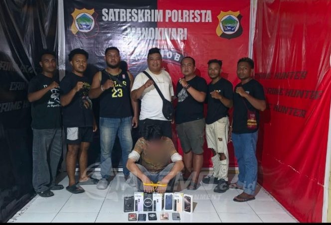 
 Respons Cepat Call 110,URC Satreskrim Polresta Manokwari Ringkus Pelaku Penipuan Transfer Palsu